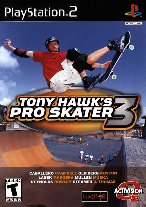 Tony Hawk's Pro Skater 3 PlayStation 2 cover